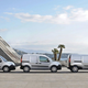 (left to right) Kangoo Express Compact, Kangoo Express and Kangoo Express Maxi.